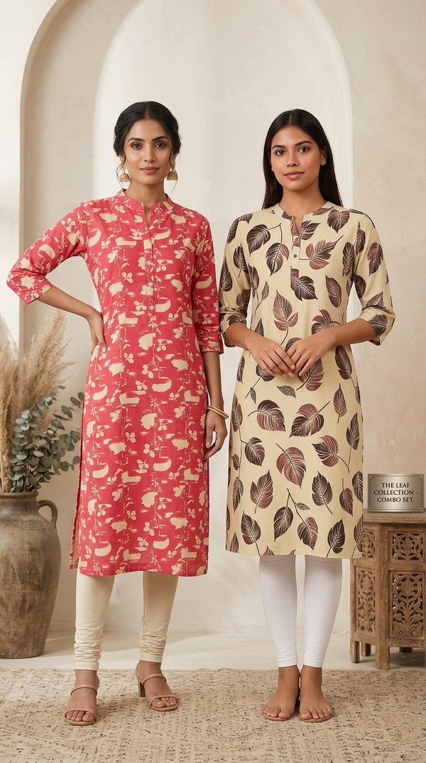 Nature & Blossom Kurti Combo Secondary