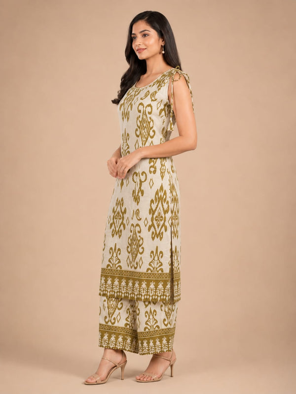 Olive Grace Ethnic Co-ord Set Secondary