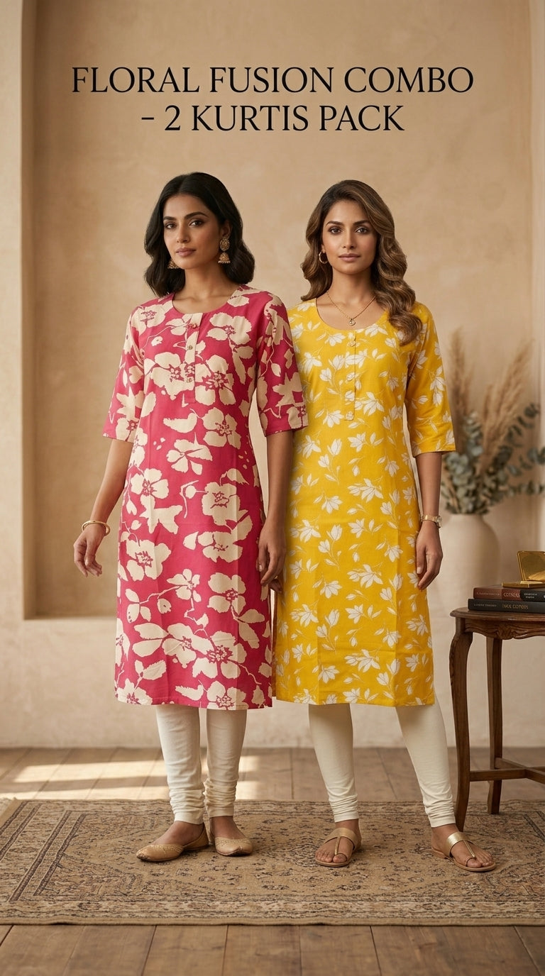 Blossom & Sunshine Kurti Set