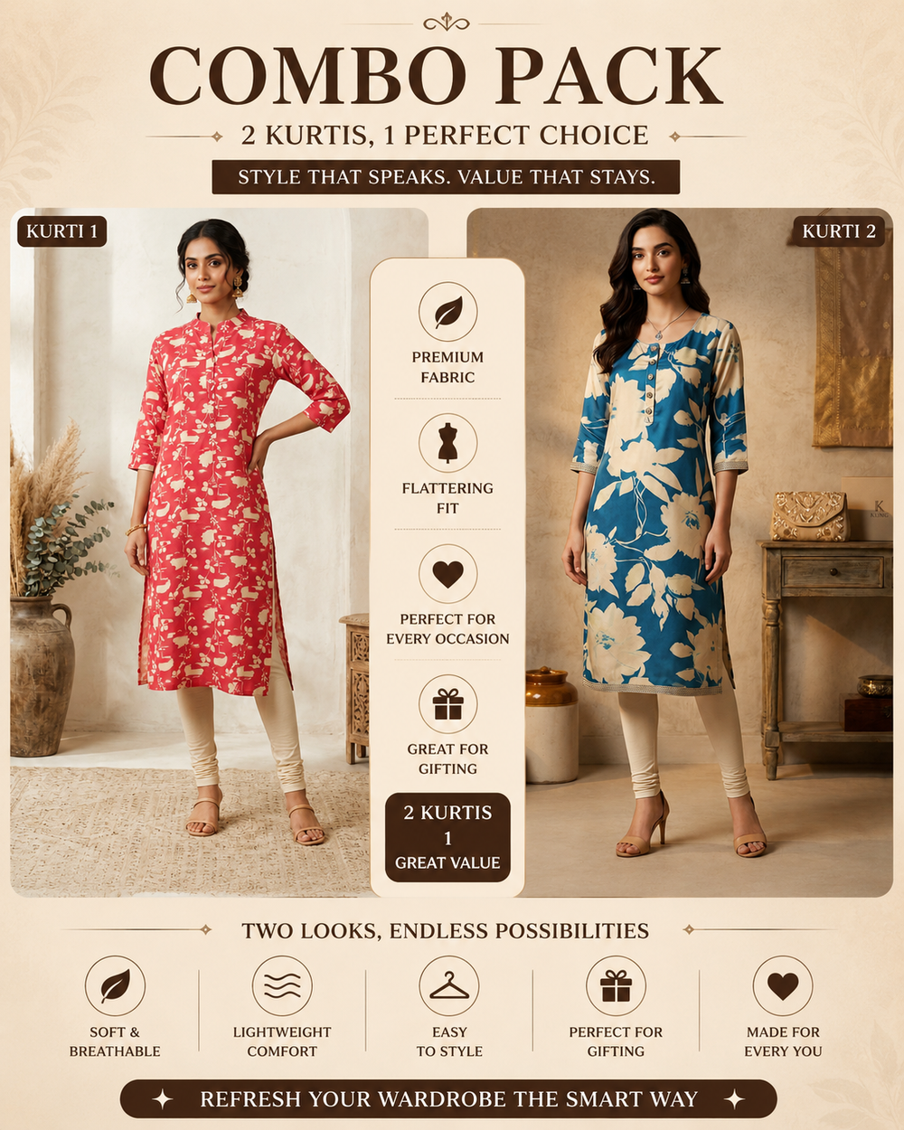 Style & Comfort Combo Pack