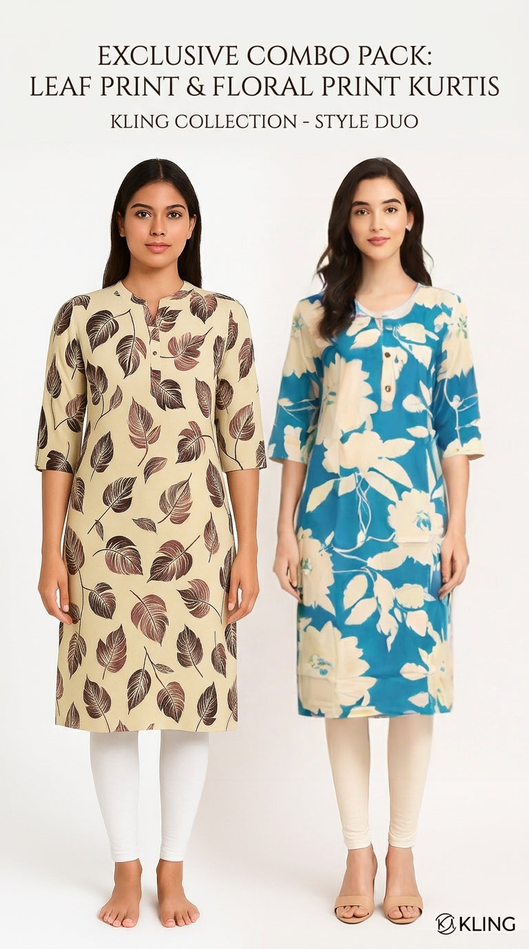 Premium Printed Kurti Twin Pack