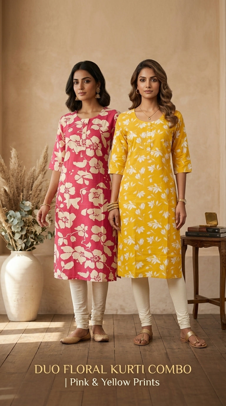 Blossom & Sunshine Kurti Set