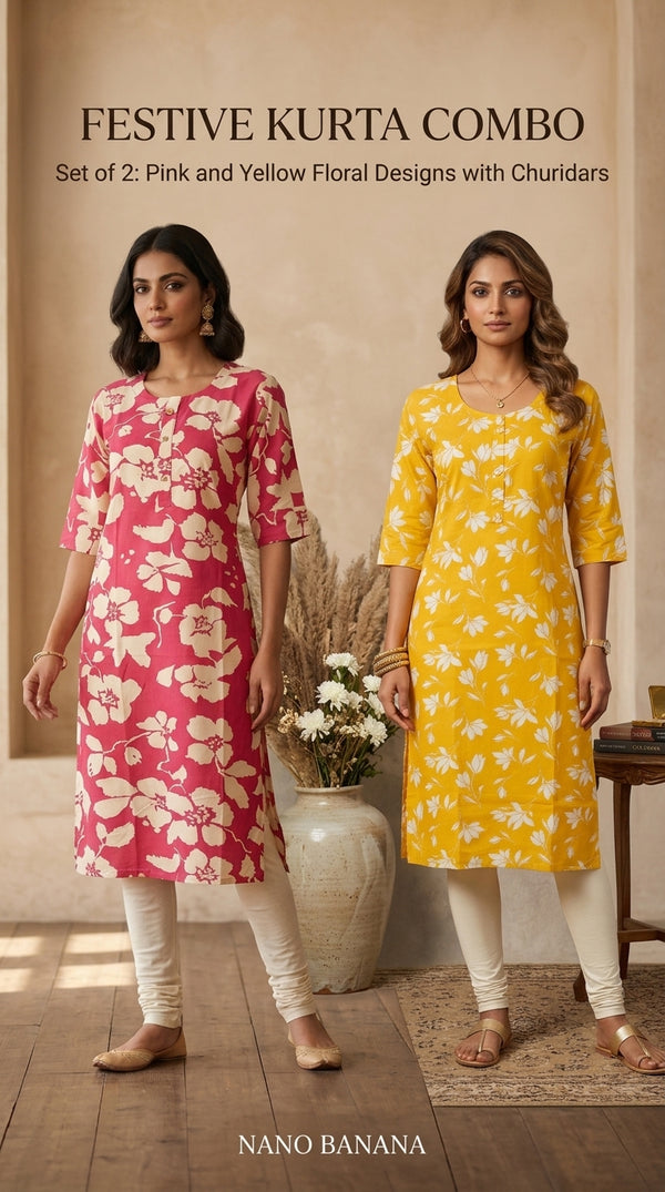 Blossom & Sunshine Kurti Set Secondary