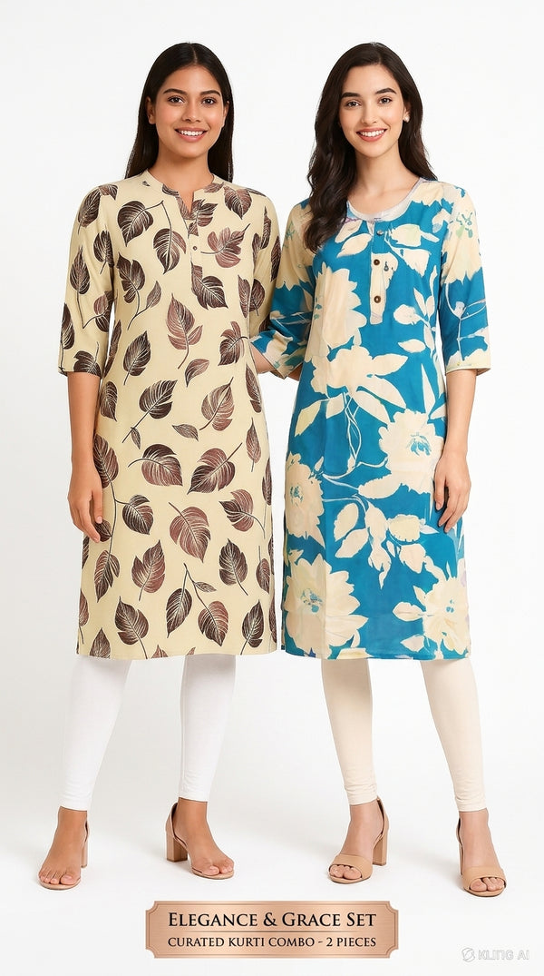 Premium Printed Kurti Twin Pack Secondary