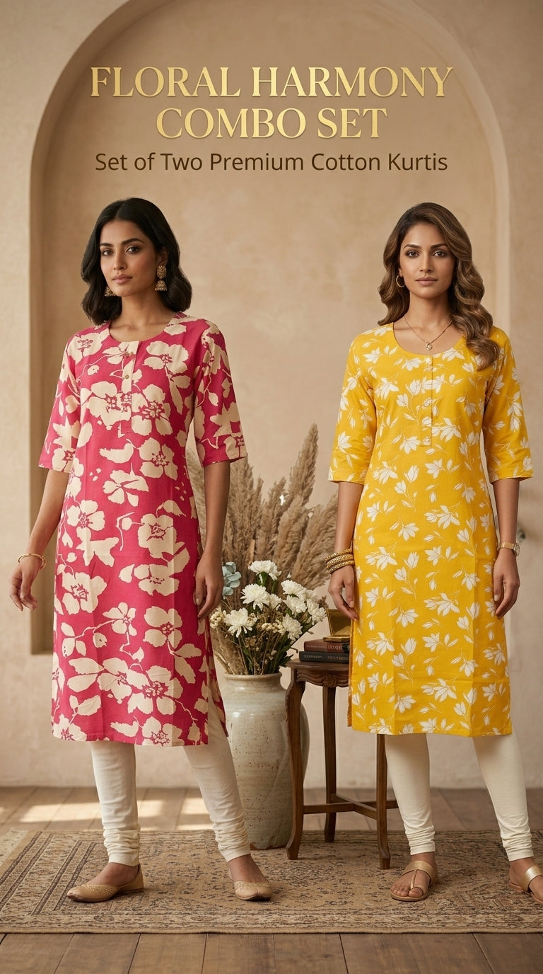 Blossom & Sunshine Kurti Set
