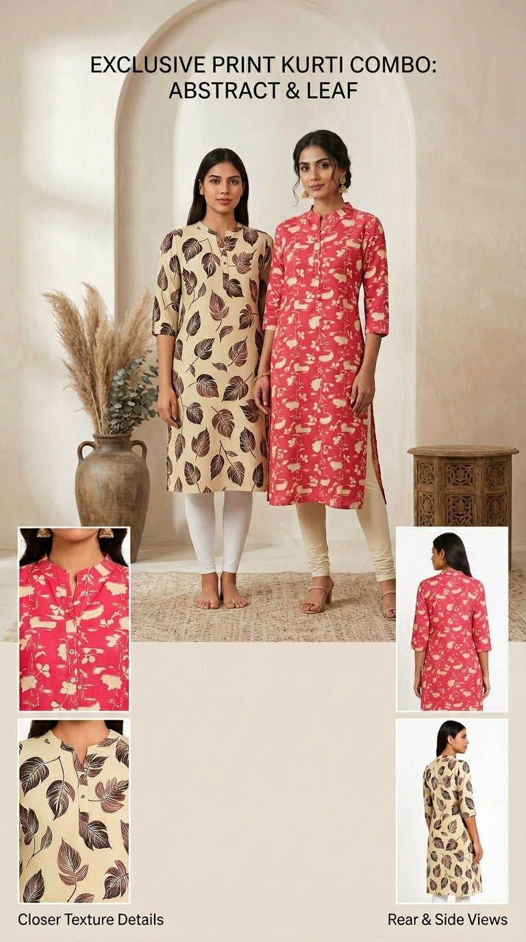 Nature & Blossom Kurti Combo