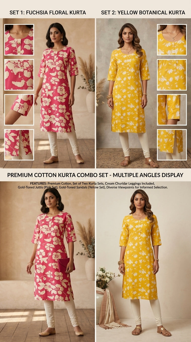 Blossom & Sunshine Kurti Set