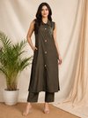 Olive Grace Embroidered Kurta Set